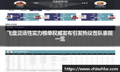 飞盘灵活性实力榜单权威发布引发热议各队表现一览